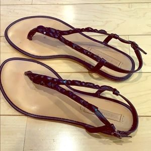 BCBG MAX AZRIA black gem sandals